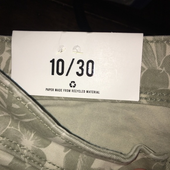 Kenzie Jeans The Effortless Skinny Ankle Size 10/30 Green (Light Sage Safari) - Picture 6 of 7